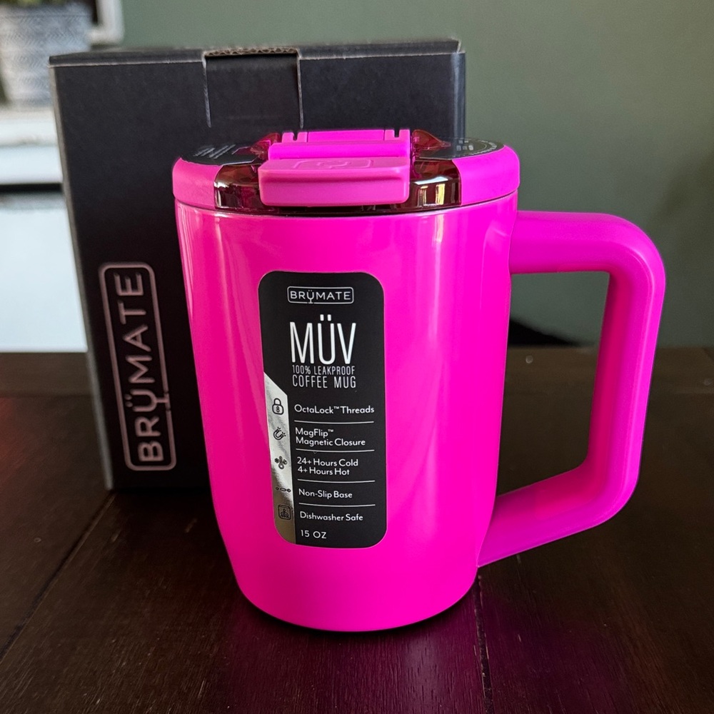 BruMate Müv 15oz in Vivid Magenta! New! Limited Edition!
